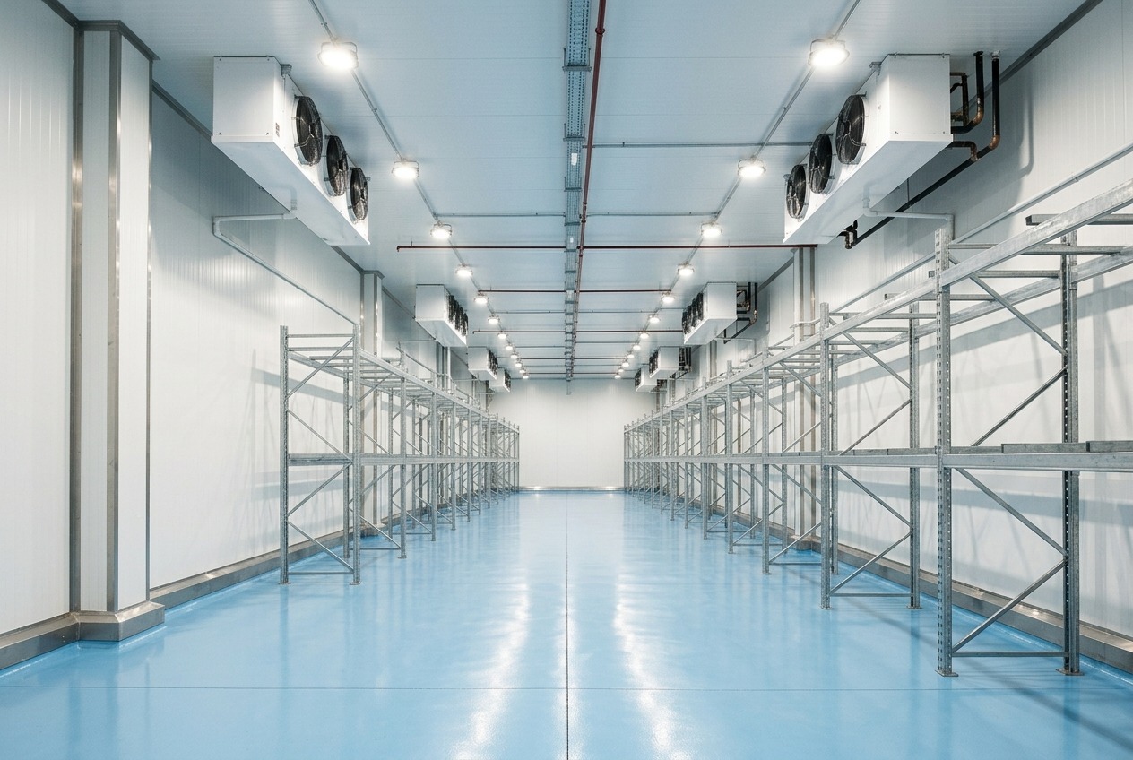 Almacén de refrigeración industrial y evaporadores de frío en Buenos Aires